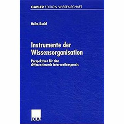 Instrumente der Wissensorganisation